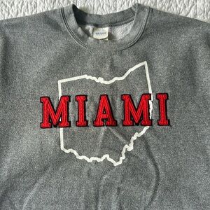 Miami University- Ohio Crewneck sweatshirt size medium